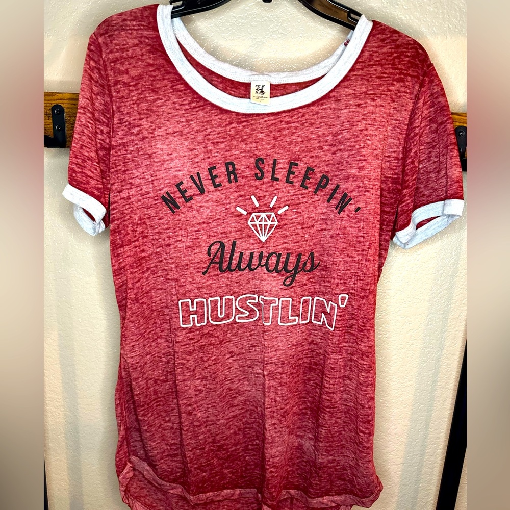 Hybrid ringer tee L